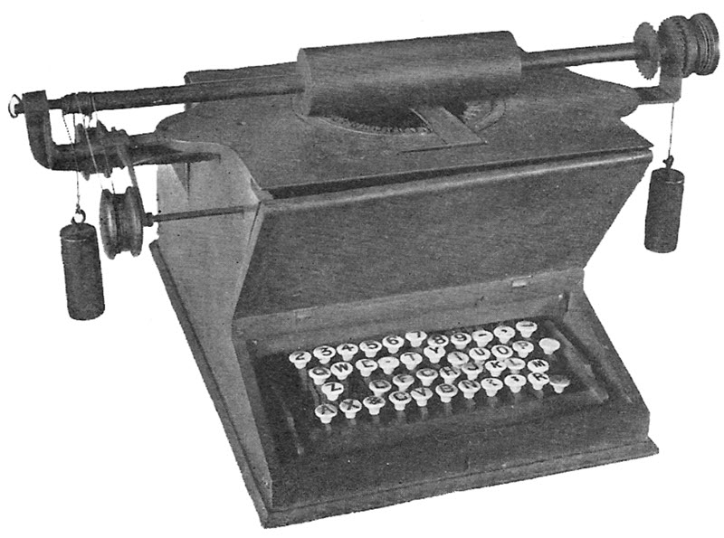 sholes and glidden typewriter